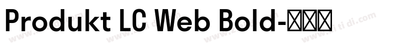 Produkt LC Web Bold字体转换